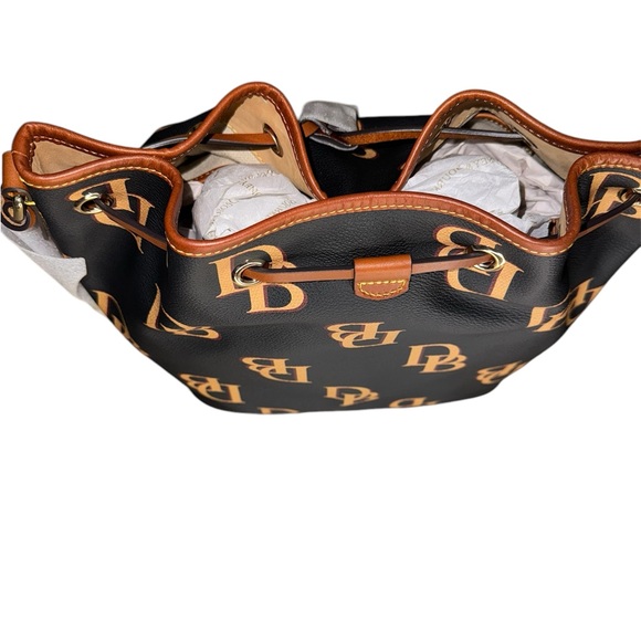 NWT Dooney & Bourke Charcoal Bucket Bag - Picture 5 of 10